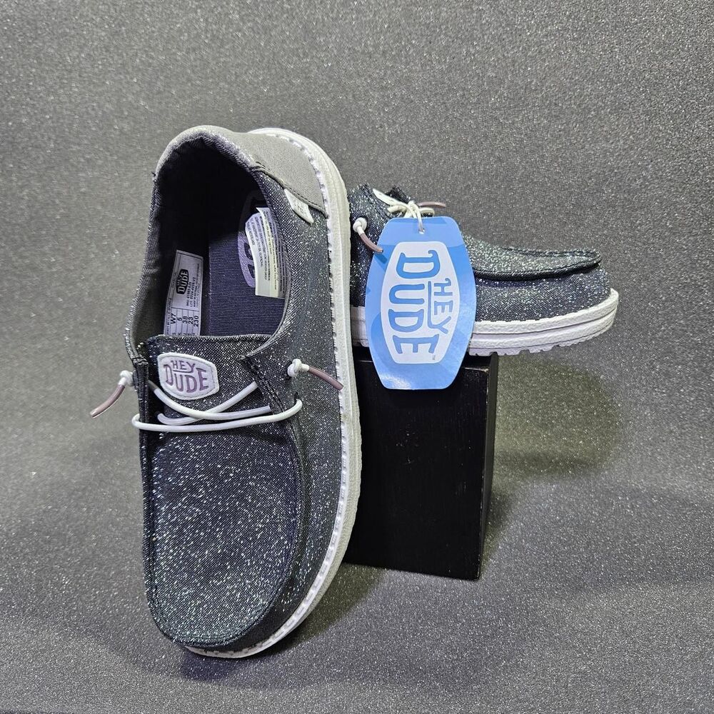 Hey-dude Women's Silver Trainers